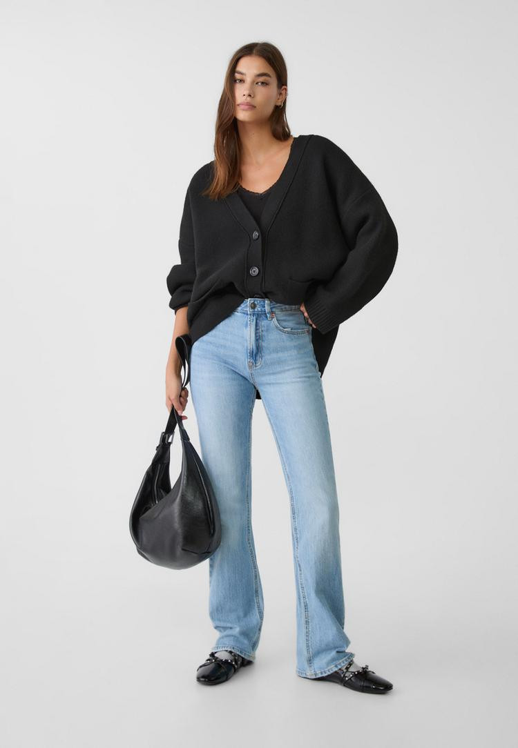 D98 Straight-Fit-Jeans im Vintagelook | Stradivarius DE