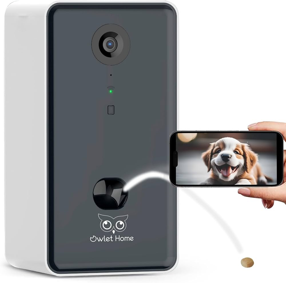 Pet Camera with Treat Dispenser/Tossing for Dogs/Cats, Smart Dog/Cat Camera, Free App, 2.4G & 5G ... | Amazon (US)