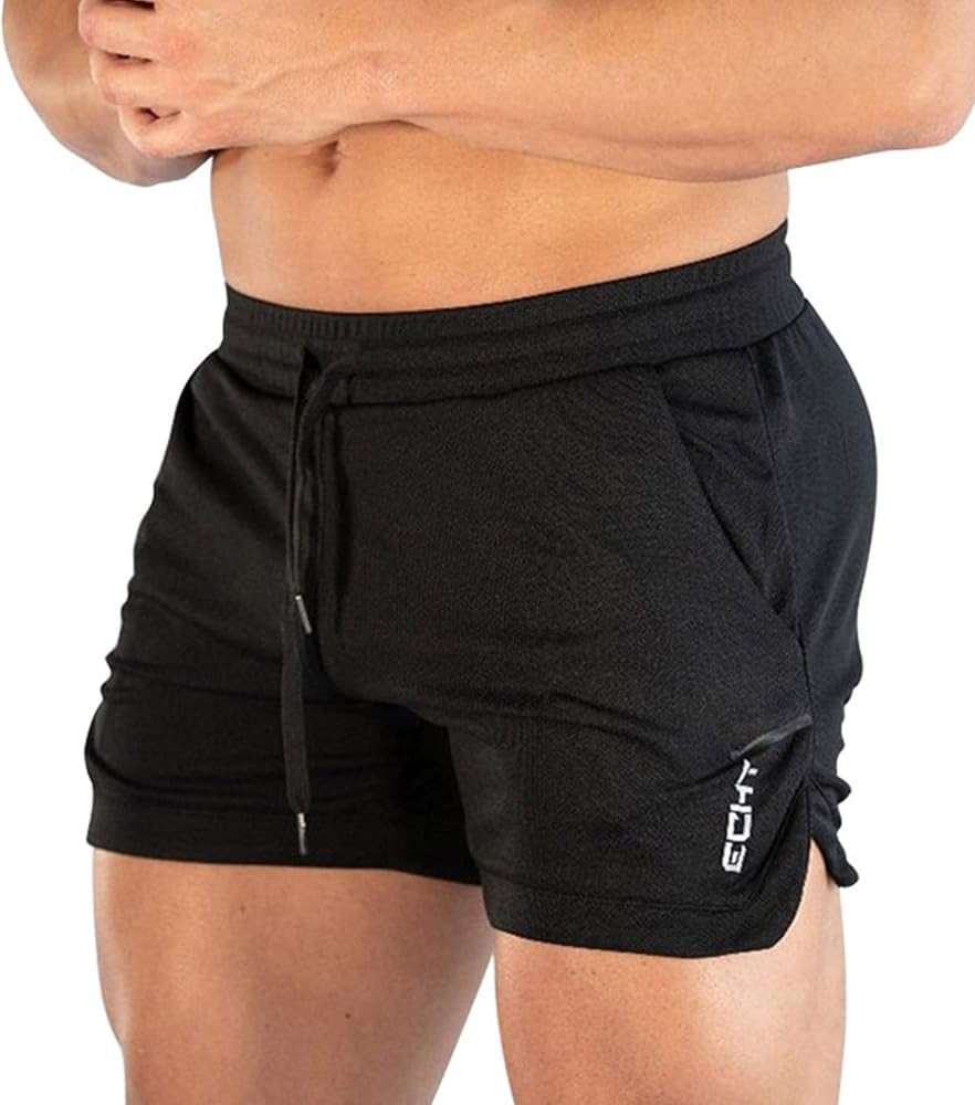 Mens Running Gym Sport Shorts Breathable Outdoor Workout Training Shorts with Pockets | Amazon (UK)