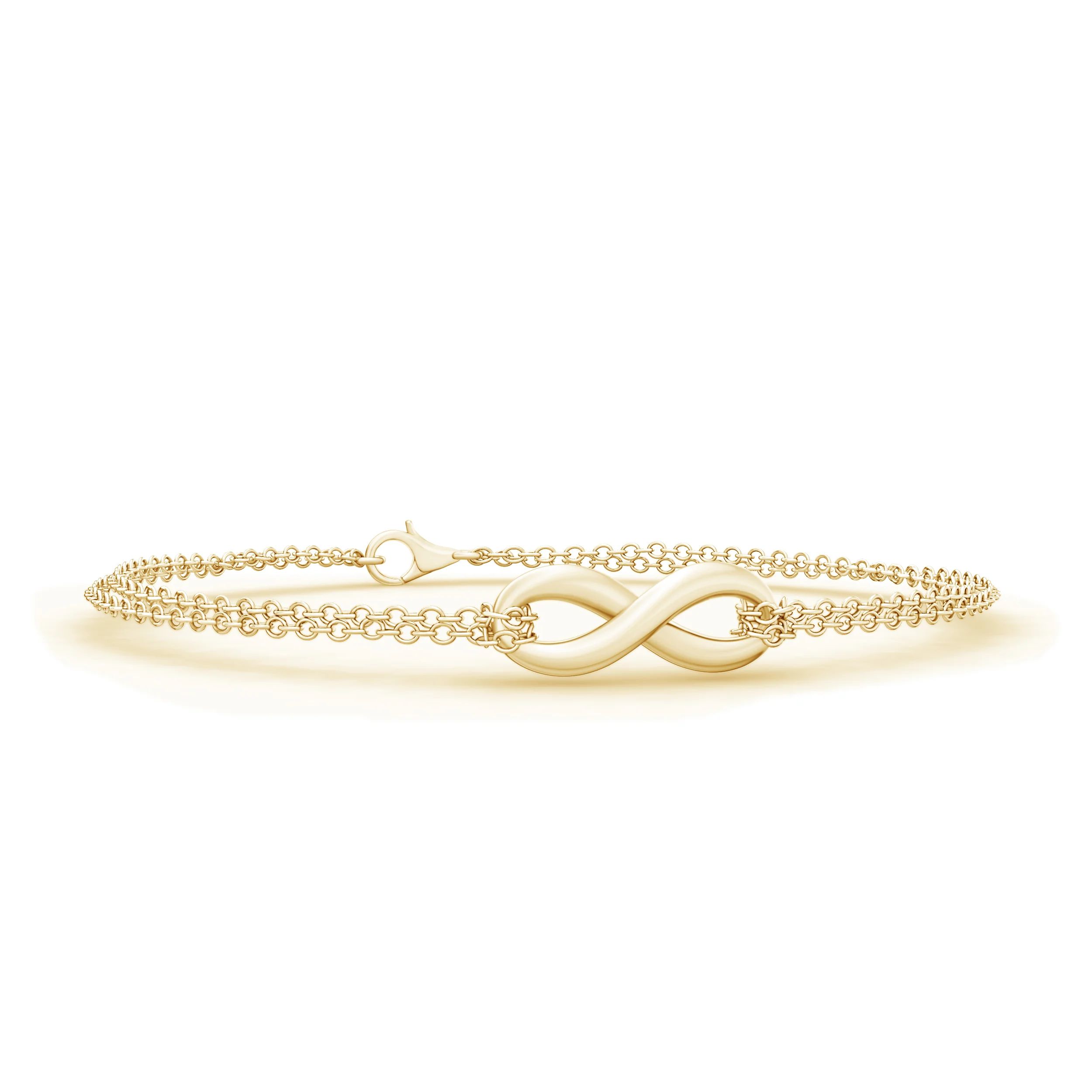 Infinity Knot Chain Bracelet | Angara | Angara US
