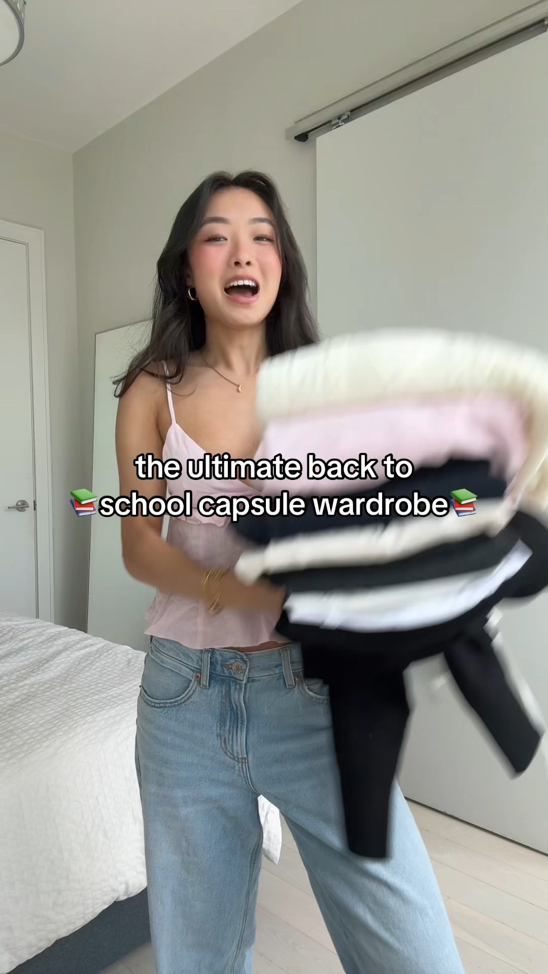 back to school capsule wardrobe! (white sweatpants are Brandy Melville, Black dress pants are from tiger mist, but I’ve linked a very similar pair from princess Polly. And lastly, the black cardigan is dynamite, but they don’t sell the exact style anymore so I’ve linked similar ones.) 🤍🤍🤍🤍🫶🏻🫶🏻🫶🏻🫶🏻🫶🏻🫶🏻🫶🏻🫶🏻🫶🏻