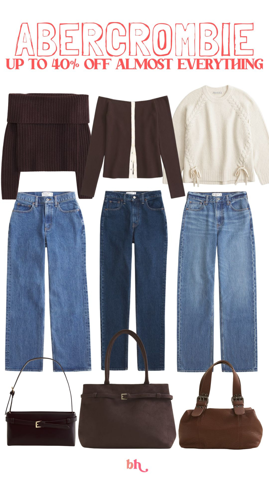 Up to 40% off Almost Everything from Abercrombie right now!! 

gifts for her, sale alert, finds under 100, finds under 50, denim, curve love, new arrivals, casual outfit, holiday fashion, britt horton 

 #LTKHoliday #LTKSaleAlert #LTKFindsUnder100