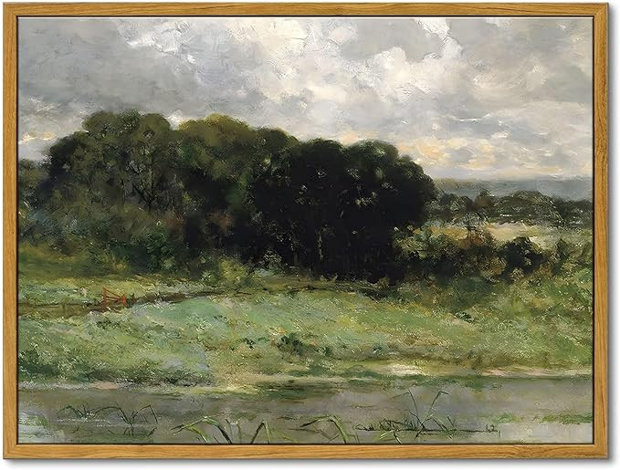 OIQArtOIQ Vintage Wall Art, Landscape Framed Canvas Prints Home Decor, Nature Pictures, Farmhouse... | Amazon (US)