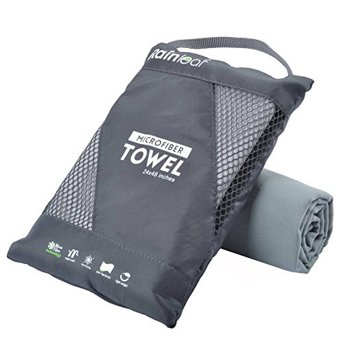 Rainleaf Microfiber Towel Perfect Travel & Gym & Camping Towel. Quick Dry - Super Absorbent - Ult... | Amazon (US)