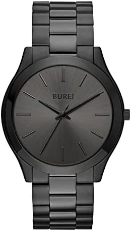 BUREI Men Watches Fashion Analog Stainless Steel Quartz Waterproof Watches,Gift for Men. | Amazon (US)