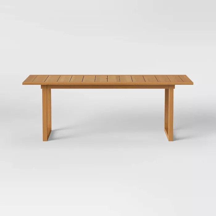 Bluffdale Wood 6 Person Rectangle Patio Dining Table - Threshold™ designed with Studio McGee | Target