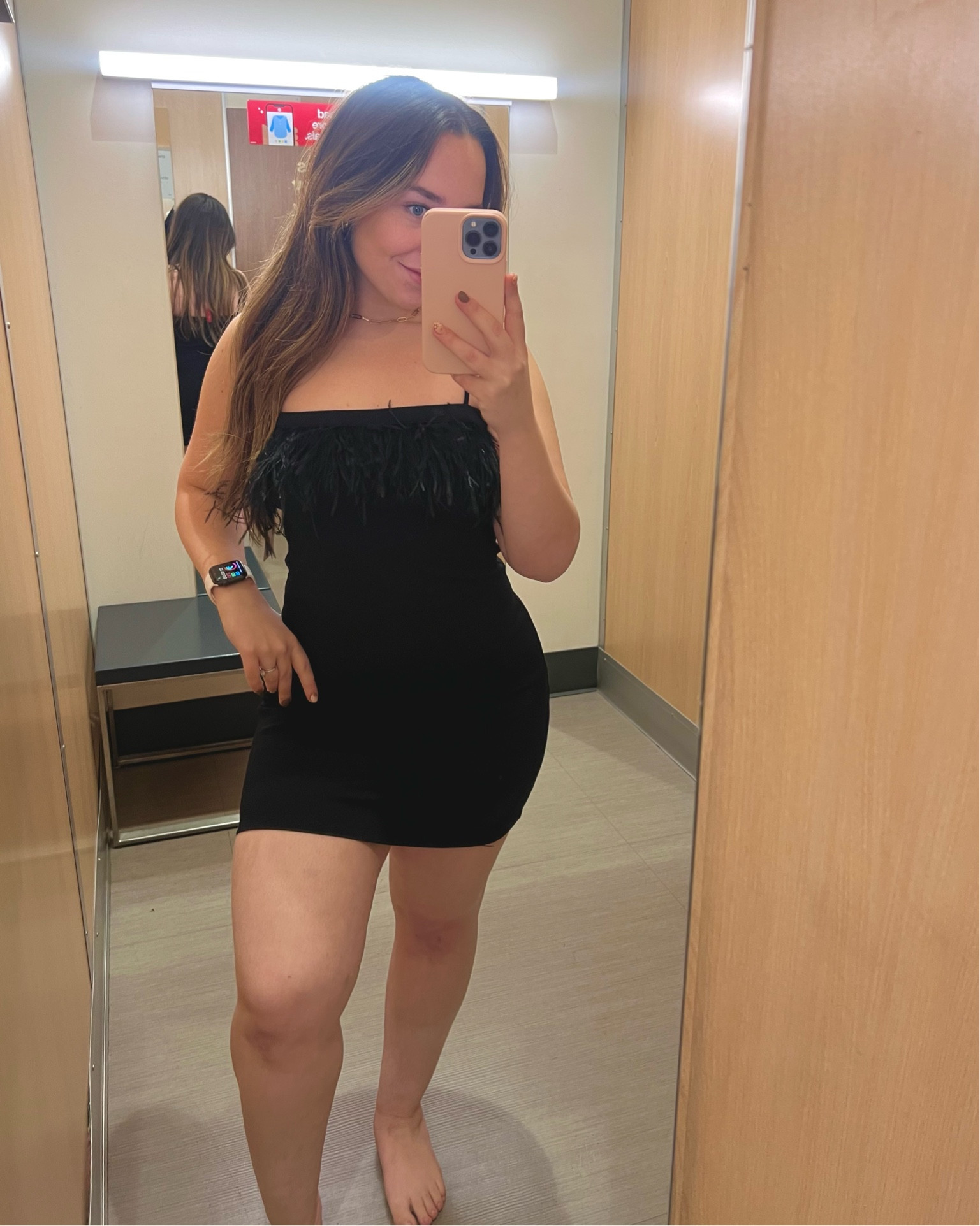 Wearing a size medium! #holidaydress #targetfashion #minidress #feathers #LBD #minidress #nye #ootn

#LTKSeasonal #LTKcurves #LTKunder50