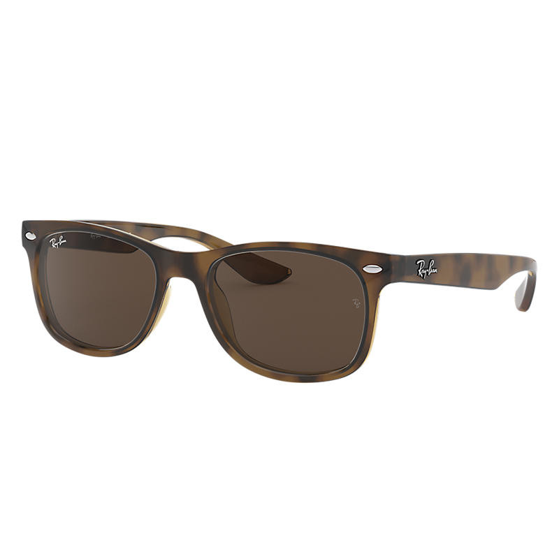 Ray-Ban Junior New Wayfarer Junior Blue Sunglasses, Brown Lenses - Rj9052s | Ray-Ban (US)