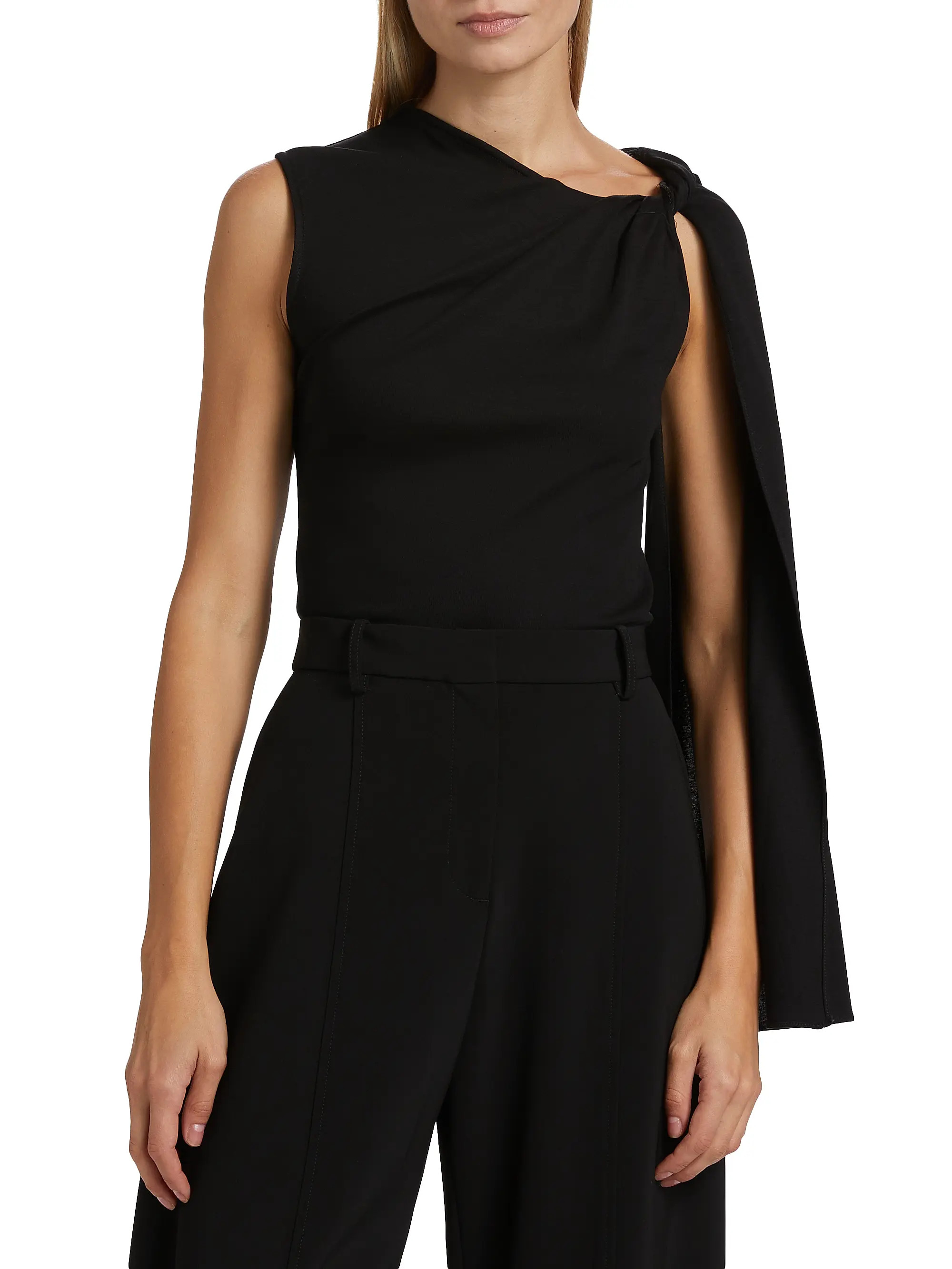 Twist Cape Cotton Top | Saks Fifth Avenue