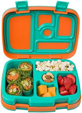 Bentgo Kids Brights – Leak-Proof, 5-Compartment Bento-Style Kids Lunch Box – Ideal Portion Si... | Amazon (US)