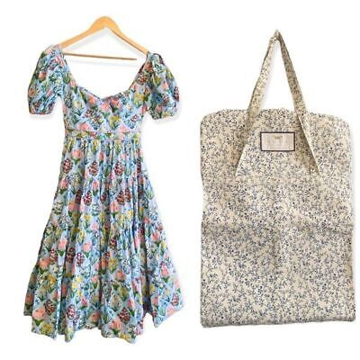 NWT Agua By Agua Bendita Palmera Magdalena Day Cotton Midi Dress W/Garment Bag, | eBay US