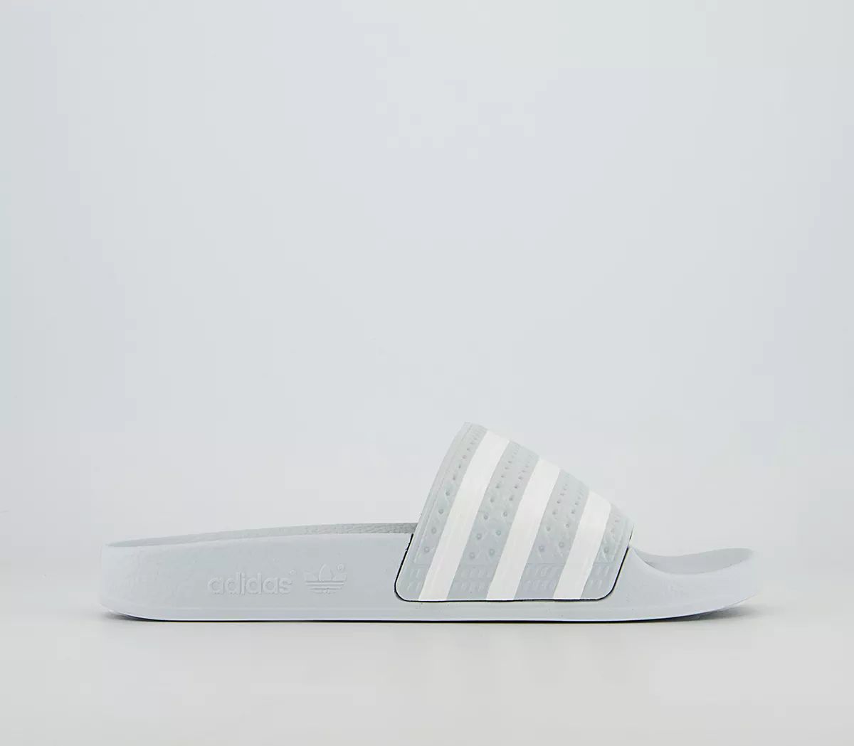 adidas Adilette Sliders Blue Tint White - Women’s Sandals | Offspring (UK)