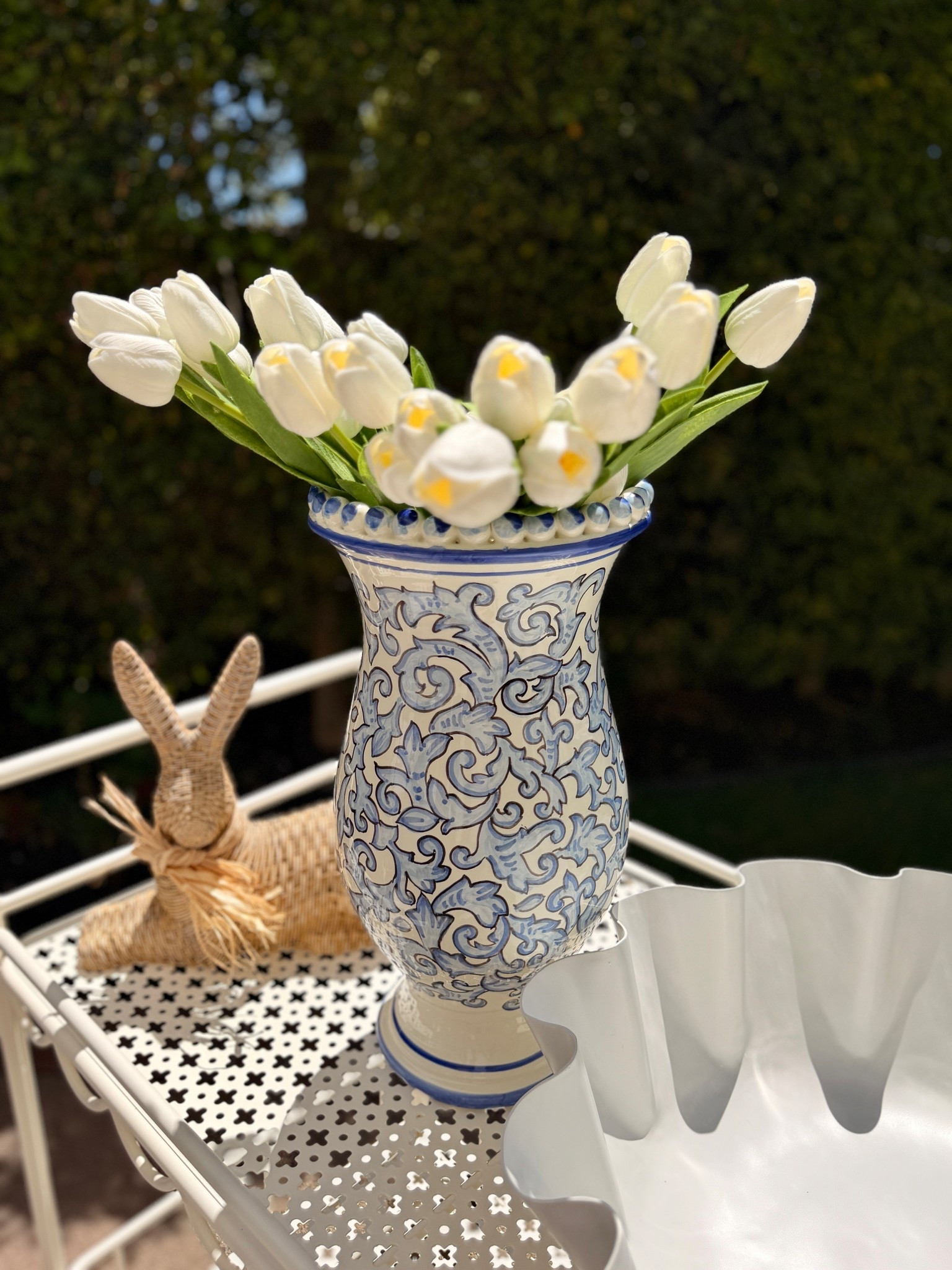 Spring is in full bloom, and so is the season of gathering! 🌳 From garden brunches to sunset dinners on the patio, there is no better time to set a beautiful table and celebrate with friends 🩵 
Head over to my IG Stories for a $250 give away! 

#LTKSaleAlert #LTKHome #LTKSeasonal