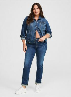 Perfect Boyfriend Ankle Vintage Stretch Mid-Rise Jean | Torrid (US & Canada)