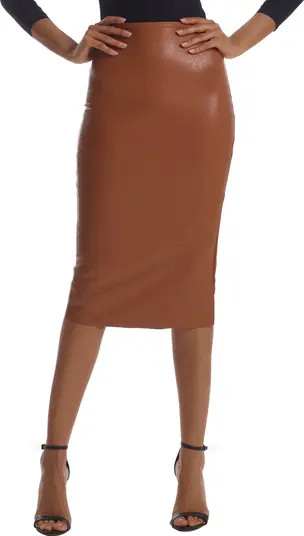 Faux Leather Midi Skirt | Nordstrom