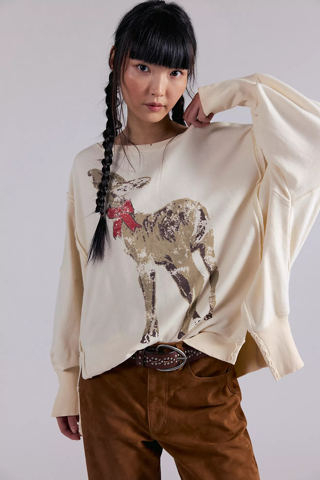 We The Free Graphic Camden Pullover | Free People (Global - UK&FR Excluded)