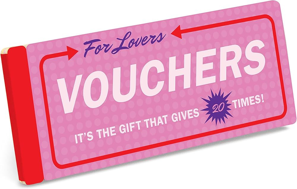 Knock Knock Vouchers for Lovers - Love Coupons Book for Boyfriend, Girlfriend, Spouses & Partners... | Amazon (US)