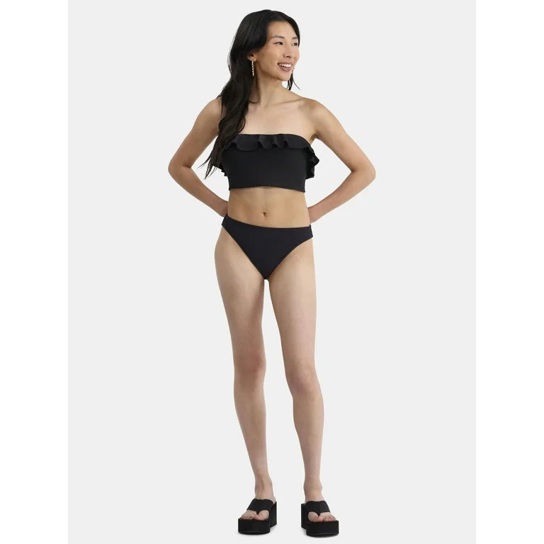 No Boundaries Women's Multiwear Skirt and Bandeau Swim Top, 1-Piece, Sizes XXS - XL - Walmart.com | Walmart (US)