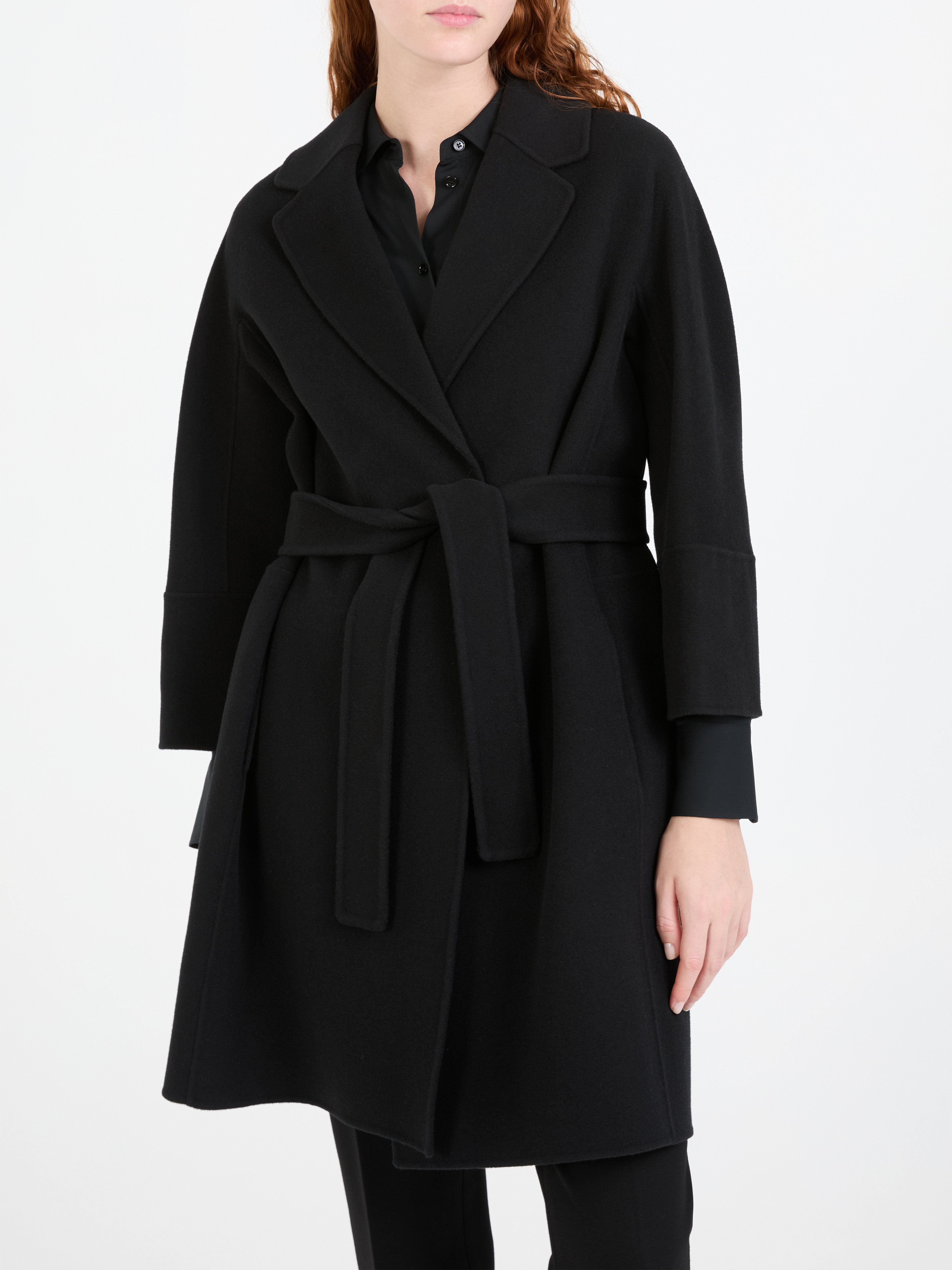 Wollmantel 'Arona' Schwarz | 40 | 2100006777505 | Unger-Fashion.com