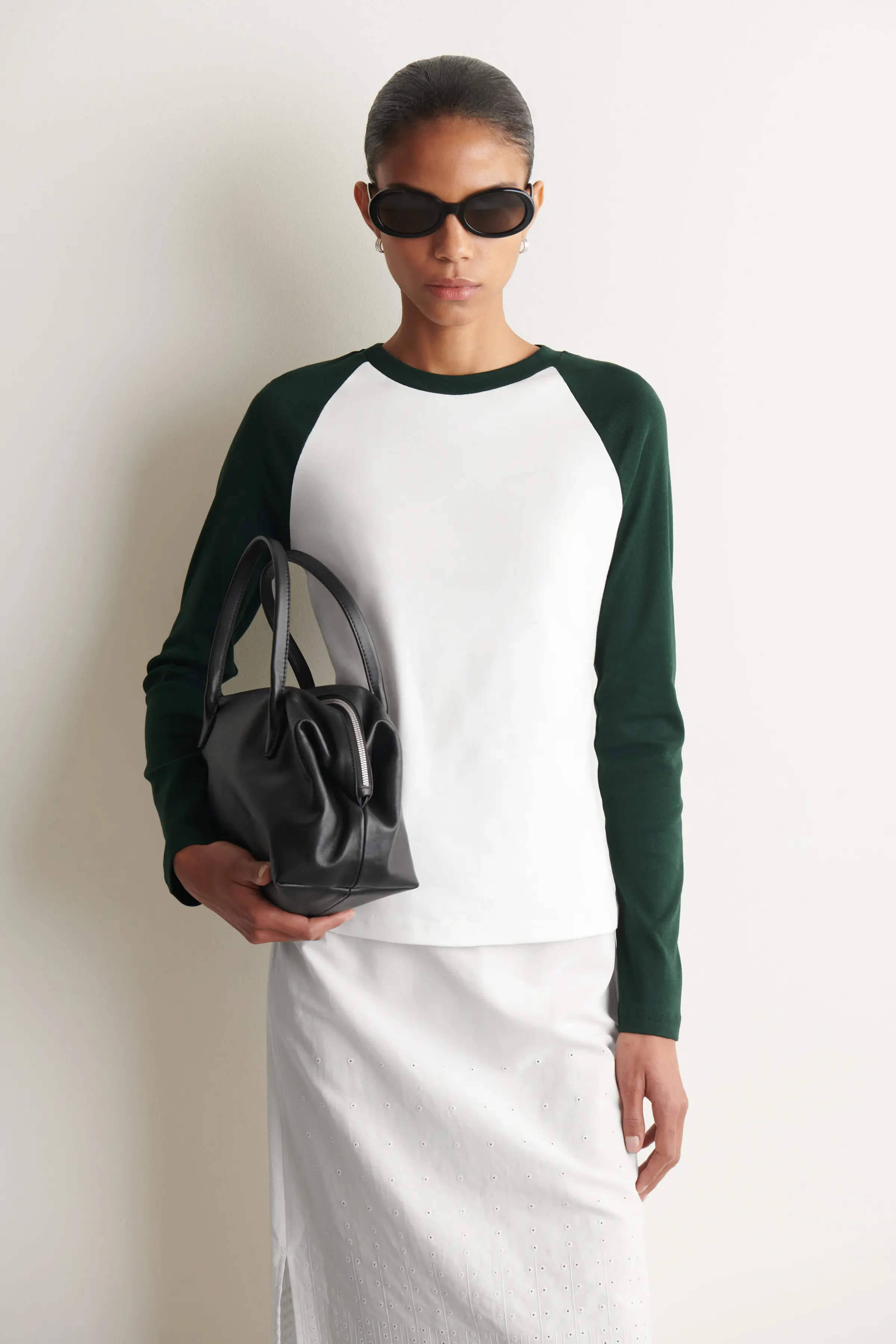 COS Contrast-Sleeve T-Shirt (Women) | Nordstrom | Nordstrom