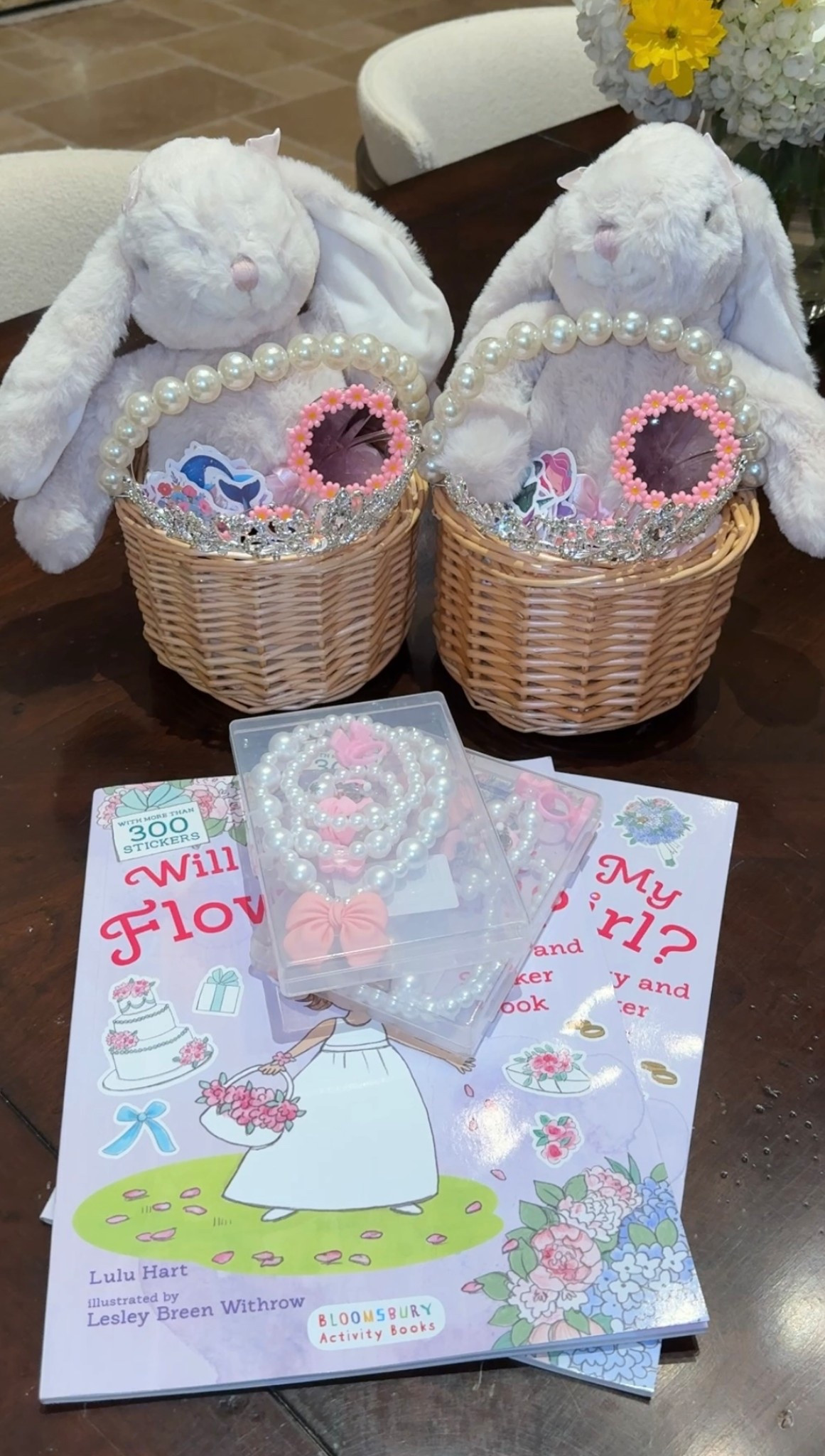what’s in our flower girl proposal baskets 🌸