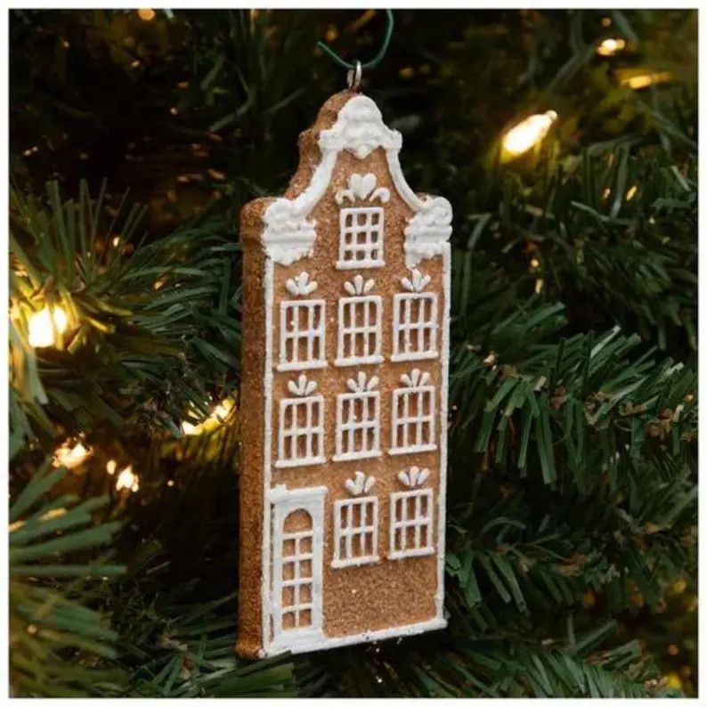 Gingerbread House Ornament Set, Gingerbread Cookie Christmas Ornaments, Christmas Ornaments, Ging... | Etsy (US)