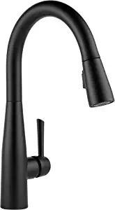 Delta Faucet Essa Matte Black Kitchen Faucet Black, Kitchen Faucets with Pull Down Sprayer, Kitch... | Amazon (US)