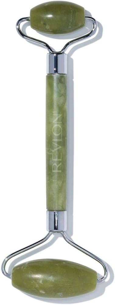 Revlon Jade Stone Face Roller, Dual-Sided Face Massager to Cool and De-Puff, Jade, 1 Count | Amazon (US)