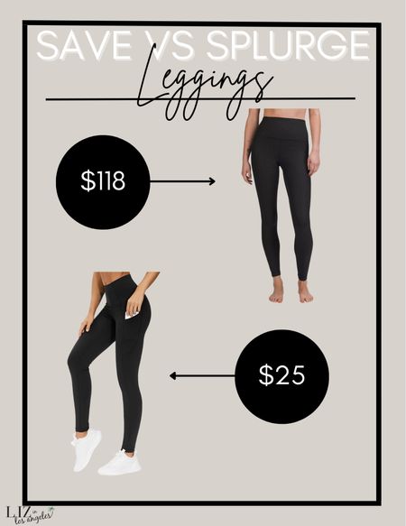 Lululemon makes some amazing leggings but the price can be very shocking.  These designer inspired version are a fraction of the price.  This save vs splurge is a great find. 

#LTKfit #LTKSeasonal #LTKFind