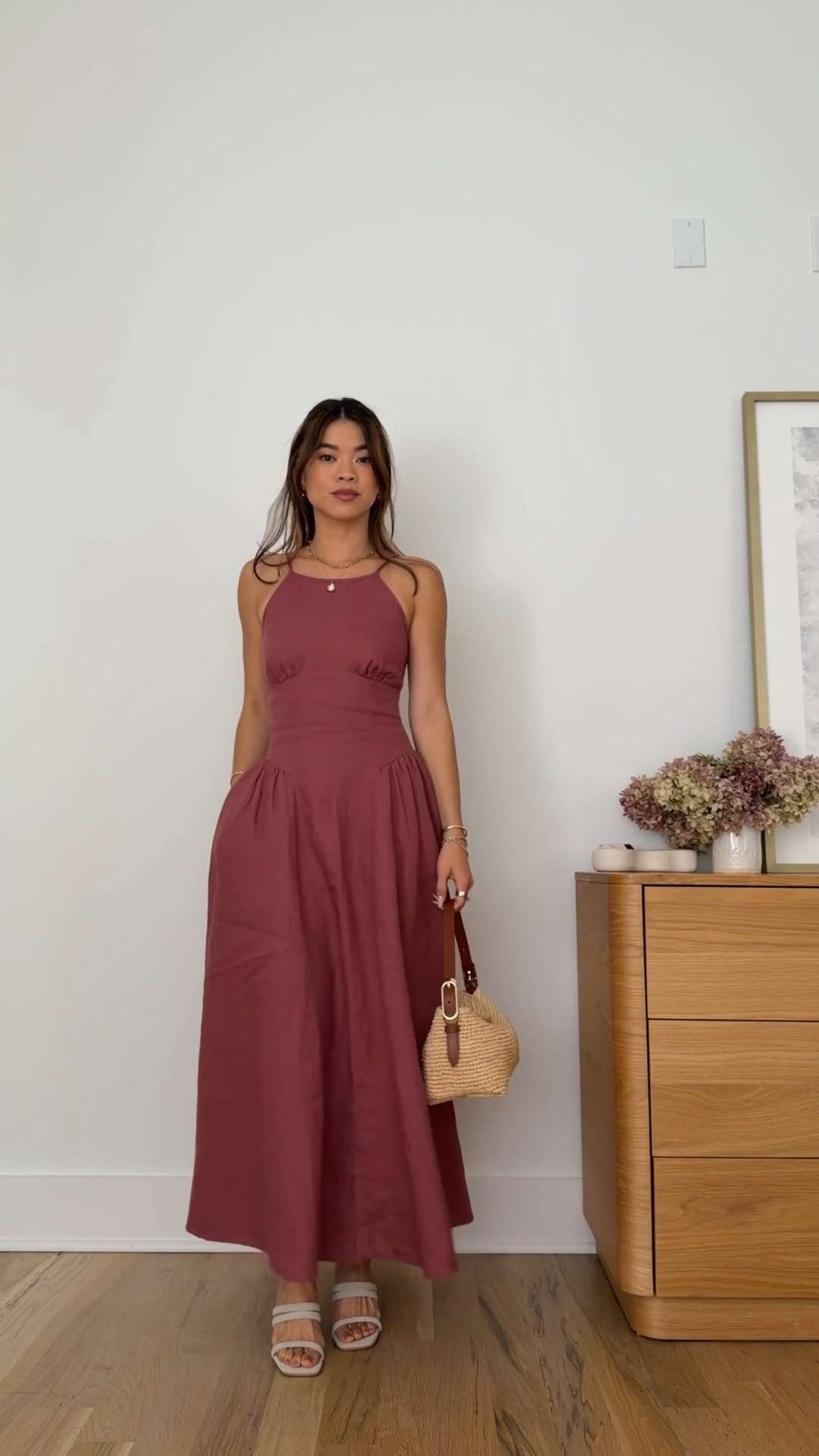 The perfect 100% linen dress from @abercrombie! This color is so stunning.

Sizing info:
-Abercrombie 100% Linen Dylan Halter Midi Dress (XS Regular in Blush)
-Alohas Indiana Stone Beige Leather Sandals

Petite style, petite fashion, mom outfit, mom style, petite dress, petite outfit ideas, petite outfits, best dresses for petite, spring style, spring outfits, beach outfits, vacation outfits, summer outfits, Summer style, summer trends, summer dress, linen dress

#LTKootd #LTKSeasonal #LTKPetite