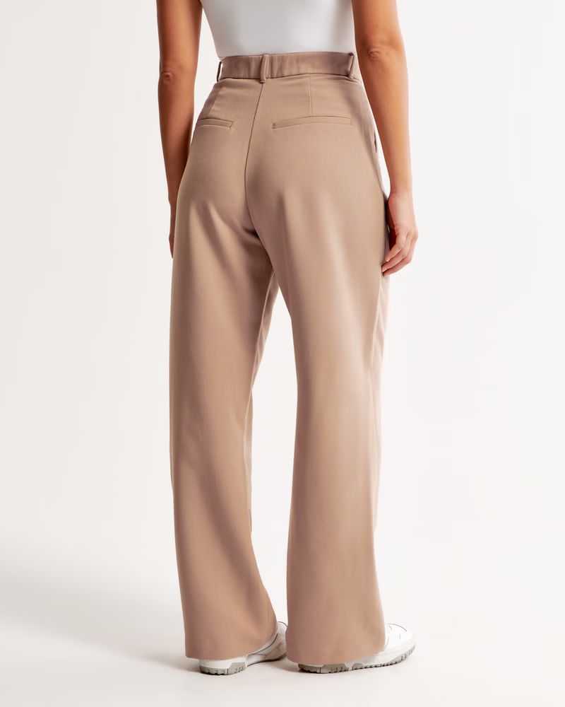 Women's Curve Love A&F Sloane Tailored Pant | Women's Up To 25% Off Select Styles | Abercrombie.c... | Abercrombie & Fitch (US)