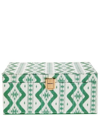 Mahjong Green Ikat Tile Box Travel Set | Dillard's