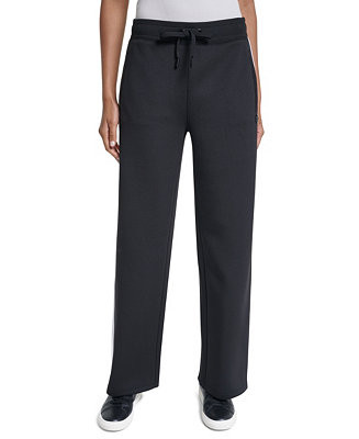 Women's Mid-Rise Wide-Leg Joggers | Macy's