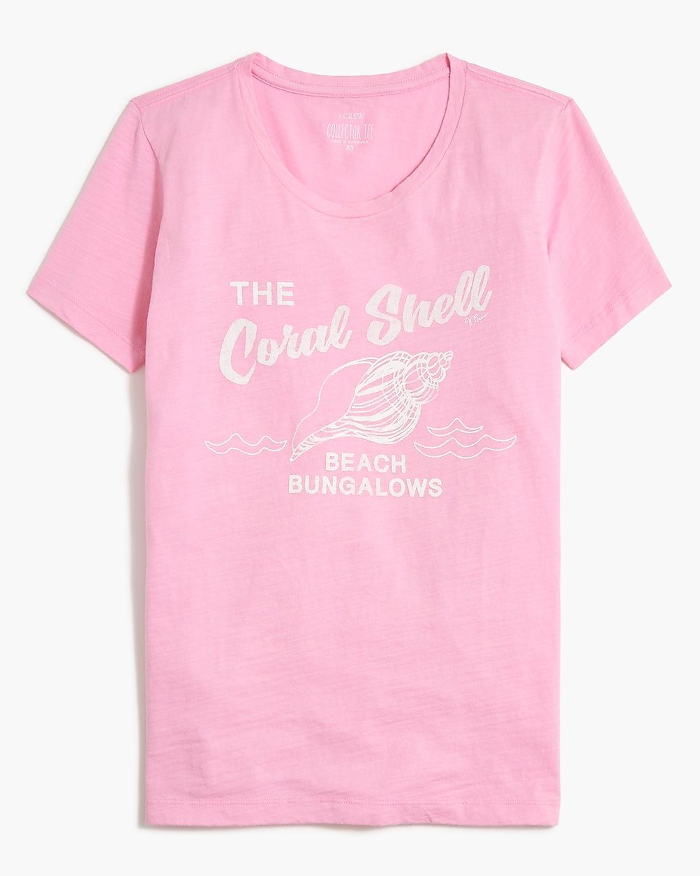 Coral seashell graphic tee | J.Crew Factory