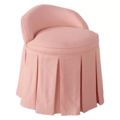 Skyline Furniture Zoe Kid's Upholstered Vanity Chair | Bed Bath & Beyond | Bed Bath & Beyond