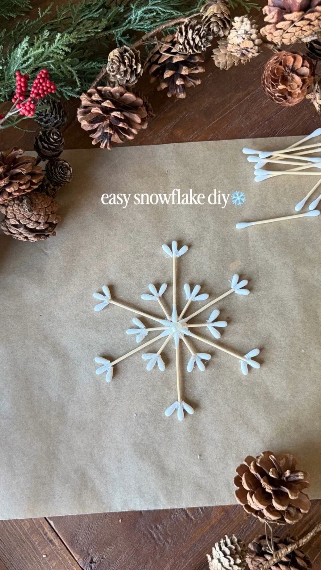 Who knew a a few Q Tips and glue could make something so cute?! Had so much fun making these!

🔗Comment SHOP for links for the materials! 

#christmasdiy -#diydecor #holidaydecor #holidaycrafts #christmascrafts
