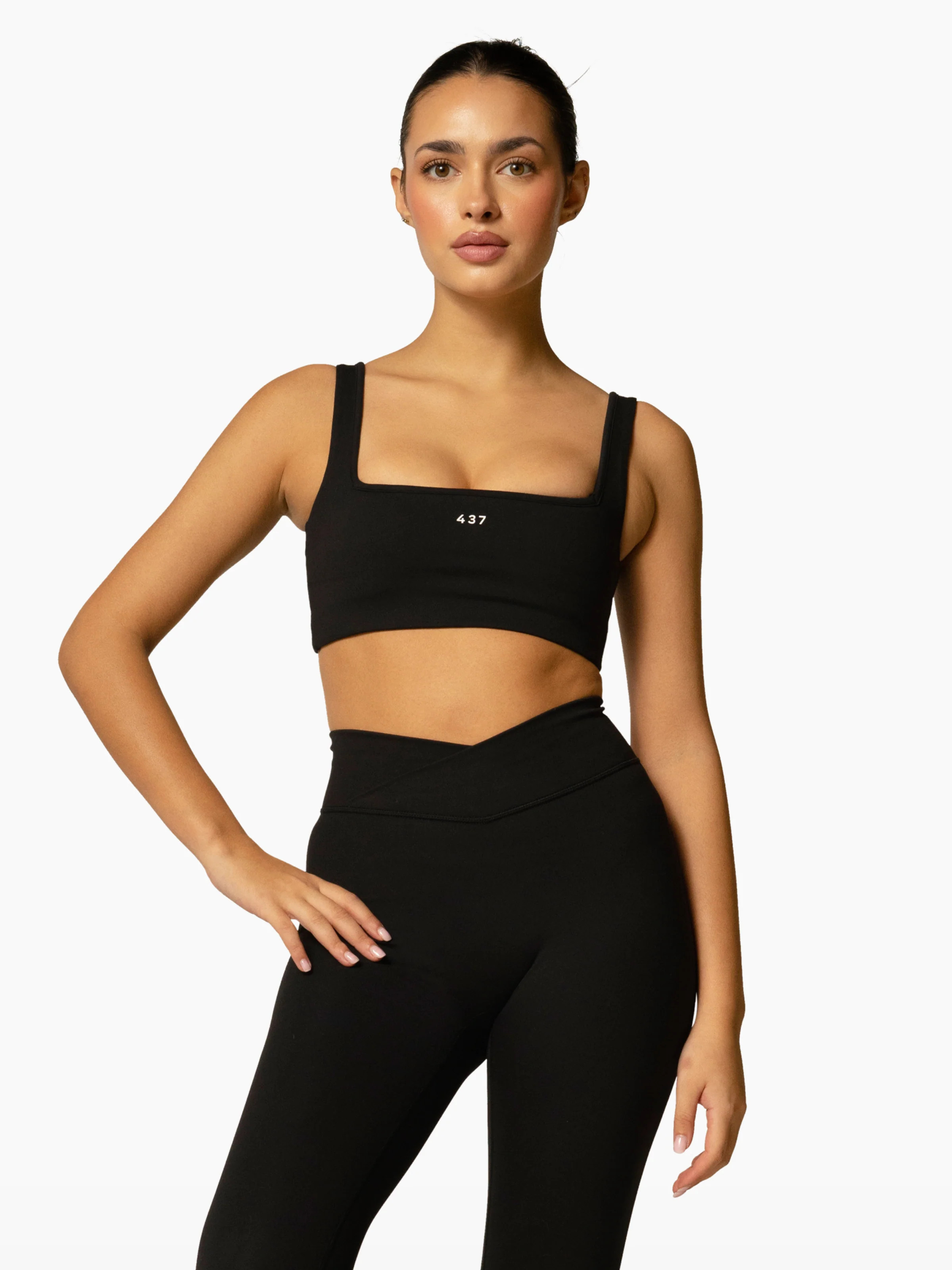 The Square Bra / Black | 437