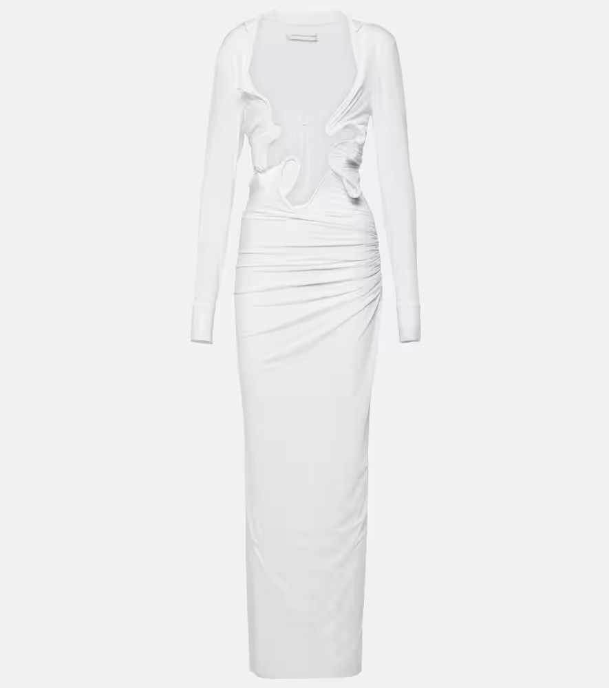 Christopher Esber Venus Plunge jersey maxi dress | Mytheresa (UK)