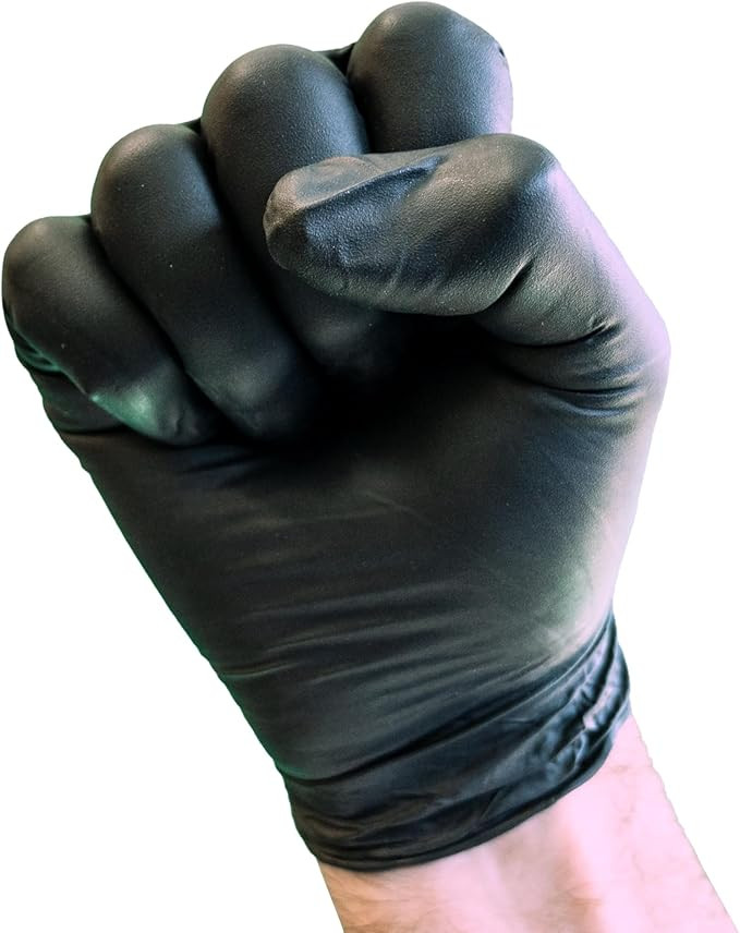 Nightwatch Nitrile Black Disposable Food Safe Gloves, 6 Mil, S-XXL | Amazon (US)