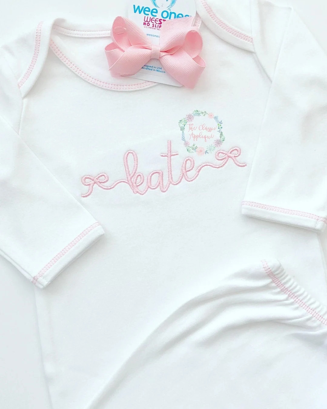 Kelli Bow Swash Script Font Machine Embroidery Design File - Etsy | Etsy (US)