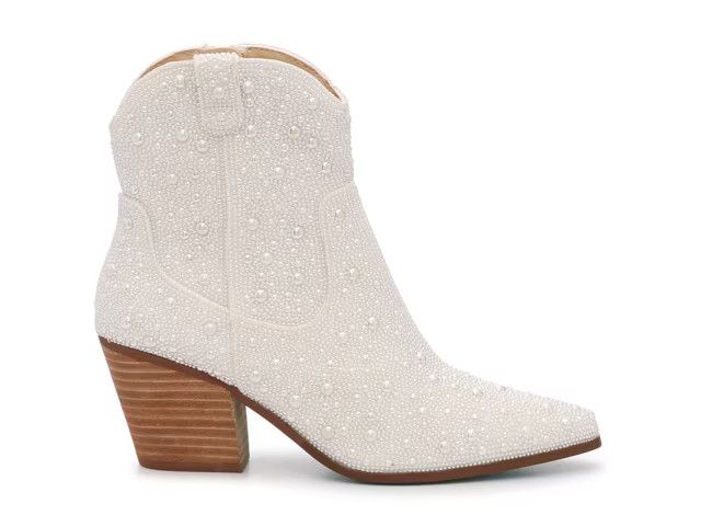 Betsey Johnson Emory Rhinestone Western Boot | DSW