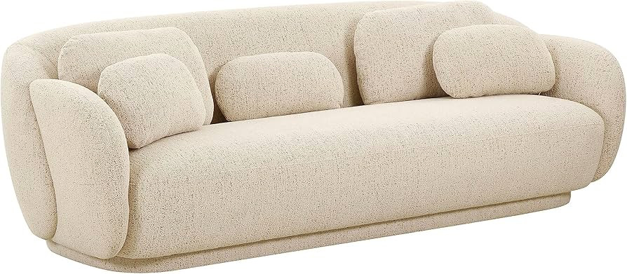 Tov Furniture Misty Cream Boucle Sofa | Amazon (US)