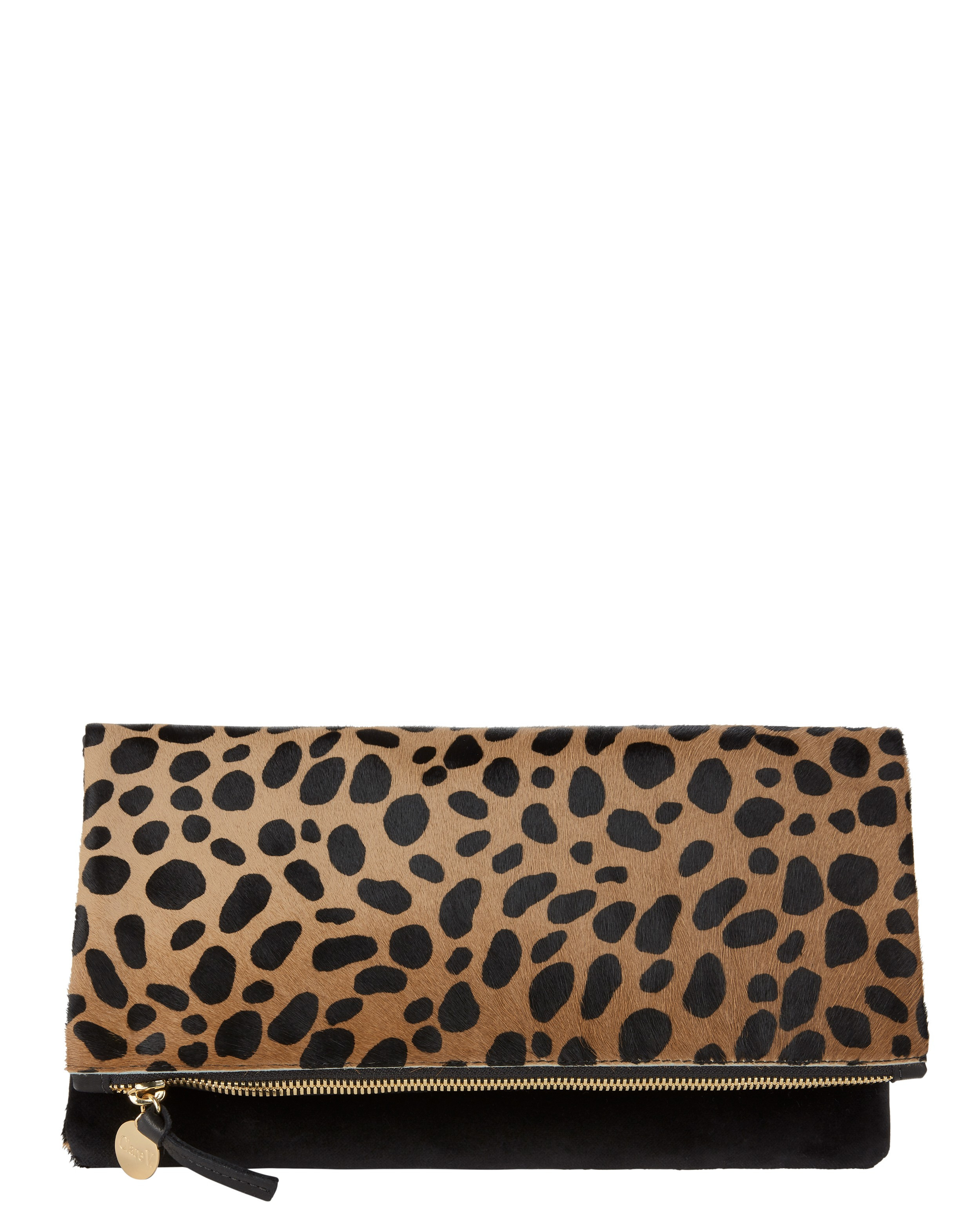 Leopard Haircalf Clutch | Intermix