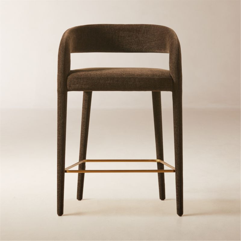 Lisette Modern Brown Counter Stool + Reviews | CB2 | CB2
