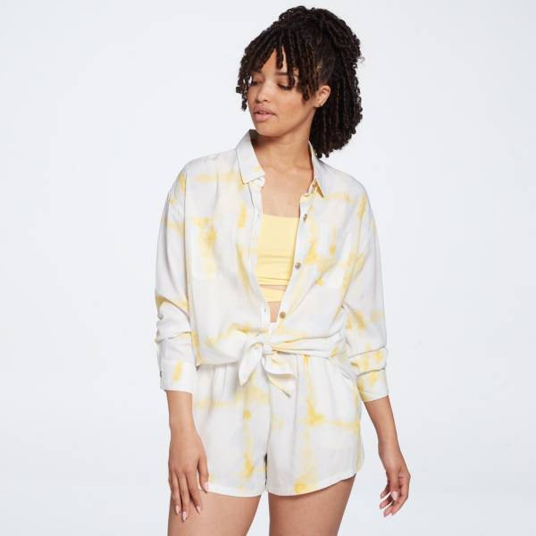 CALIA Women's Long Sleeve Utility Shirt Cover Up | DICK'S Sporting Goods | Dick's Sporting Goods