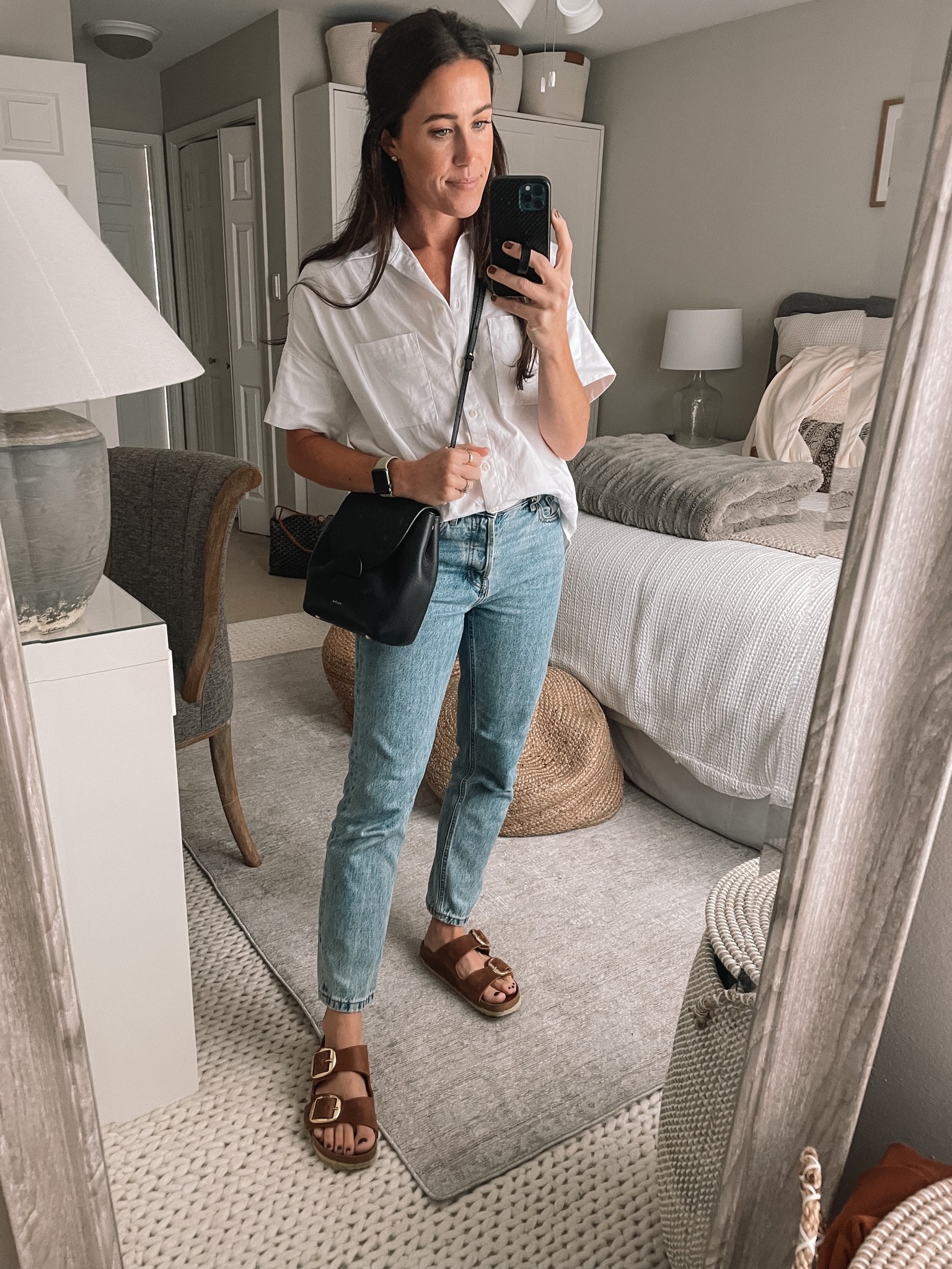 9.6.22
Madewell shirt, Everlane Jeans, Birkenstocks 

#LTKstyletip #LTKSeasonal