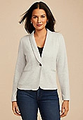Ribbed Knit Blazer | Maurices