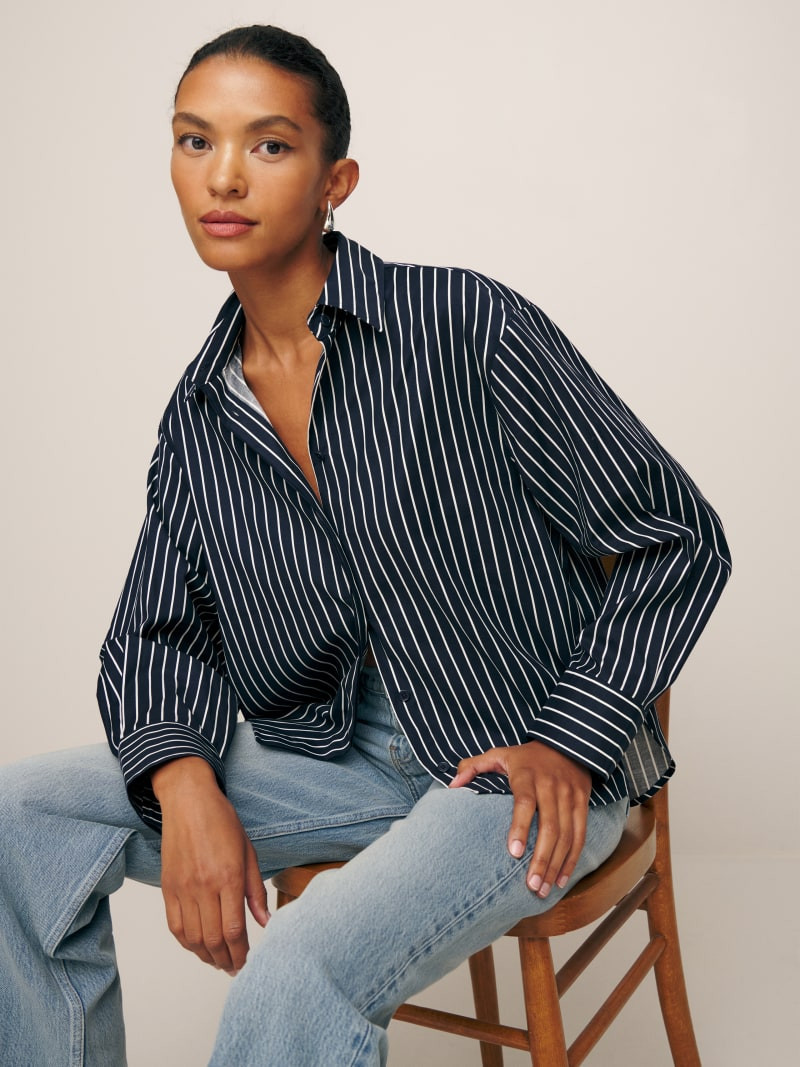 Andy Oversized Shirt | Reformation (Global)