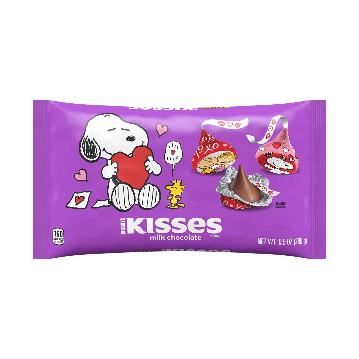 Hershey's Kisses Milk Chocolate Snoopy™ and Friends Valentine's Day Candy, Bag 9.5 oz - Walmart... | Walmart (US)