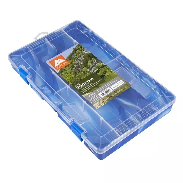 Ozark Trail Fishing Utiltity Tackle Tote 2 Organizer Trays Included